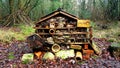 AnÃÂ insect hotel, also known as aÃÂ bug hotelÃÂ orÃÂ insect house, Royalty Free Stock Photo